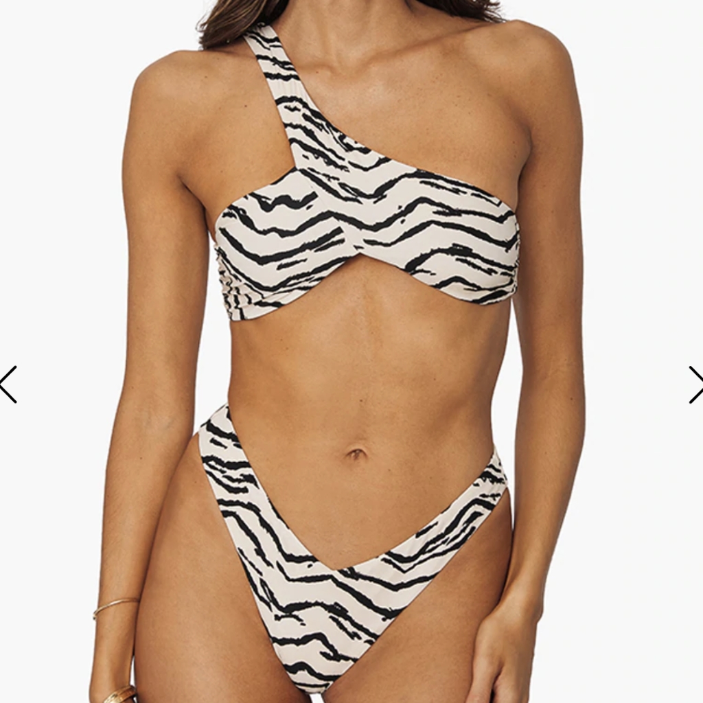 Weworewhat Brand New Tiger Bikini Set